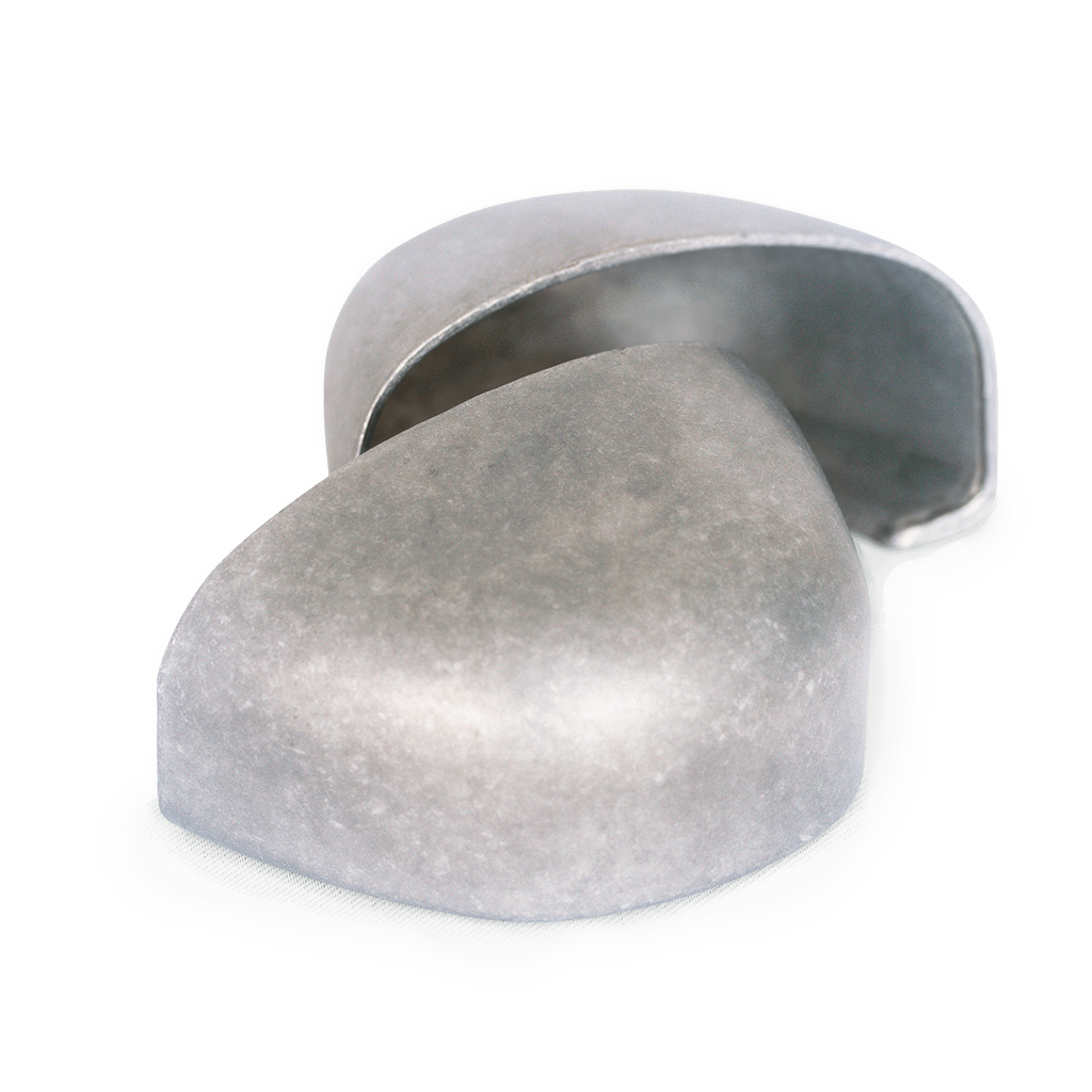 Aluminium toe cap outlet